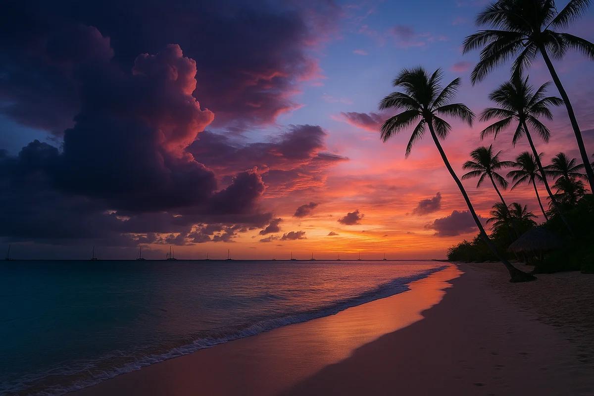 Aruba de noche